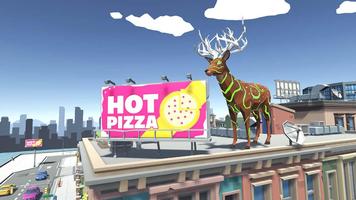 Deer Simulator Animal City captura de pantalla 2
