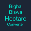Bigha-Biswa-Hectare Converter