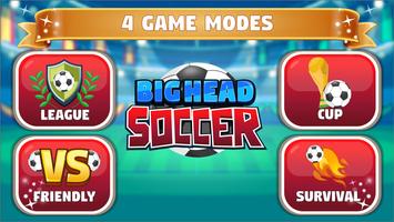 Big Head Soccer imagem de tela 1