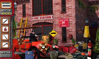 # 62 Hidden Objects Games Free New - Fire Station Affiche