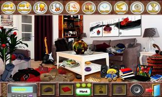 # 279 New Free Hidden Object Games Fun Living Room Affiche