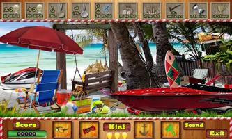 # 287 New Free Hidden Object Games - Summer Beach পোস্টার