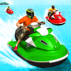 Water Jet Ski Boat Racing Game أيقونة
