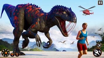 Wild Dino Hunting Zoo Games syot layar 1
