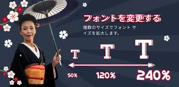 TU-TUT: ビッグフォント & 文字の大きさを変える