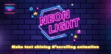 Lightboard:Scrolling Neon Text