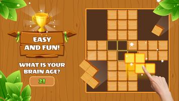 Woody Block Puzzle: Wood Game Cartaz