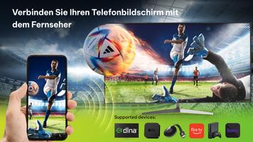 Telefon mit TV verbinden Plakat