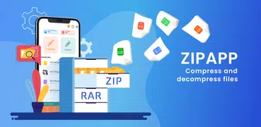 ZipApp: File Compressor, Unrar