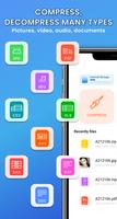 ZipApp: File Compressor, Unrar imagem de tela 3