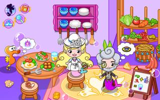 Mermaid Princess Town Design screenshot 3