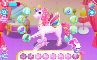 My Colorful Unicorn Care Affiche