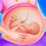 孕妇妈妈和双胞胎新生宝贝护理