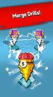 Merge Drill - Click & Idle Merge Game پوسٹر