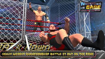Wrestling Cage Championship : WRESTLING GAMES 스크린샷 1
