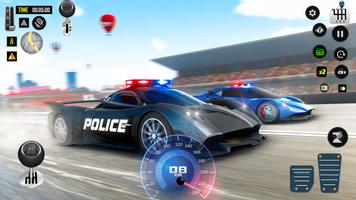 Police Car Games 3D City Race ảnh chụp màn hình 1