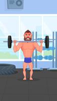 Muscle Man Clicker-Gym Workout ảnh chụp màn hình 1