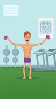 Muscle Man Clicker-Gym Workout تصوير الشاشة 2