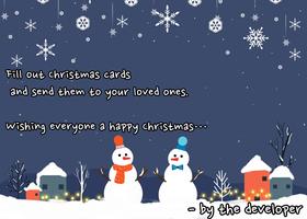 Christmas Card Maker स्क्रीनशॉट 1