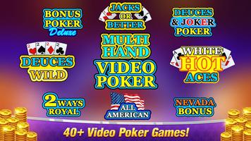 Video Poker - Classic Games Cartaz