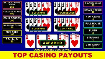 Video Poker Casino capture d'écran 2