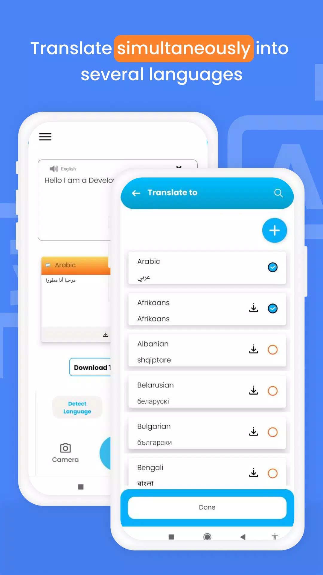 Tłumacz wielojęzyczny APK do pobrania na Androida