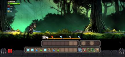 Clumsy Knight Vs. Skeletons R screenshot 2