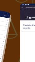 Dictionnaire Juridique اسکرین شاٹ 1