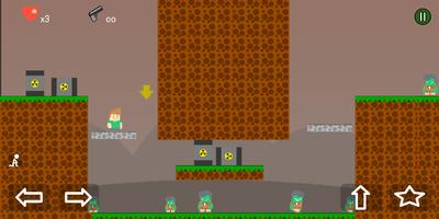 Zombie: Adventure Platformer تصوير الشاشة 1