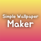 Simple Wallpaper Maker أيقونة