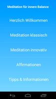 Meditation kostenlos erfahren poster
