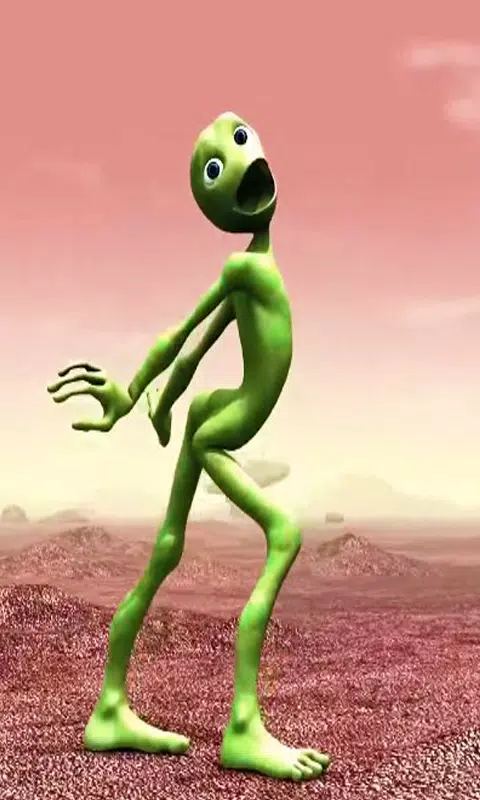 Green Alien Dancing