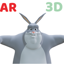 big chungus 3D AR aplikacja