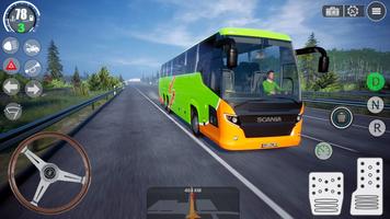 Coach Bus Simulator Bus Games Affiche