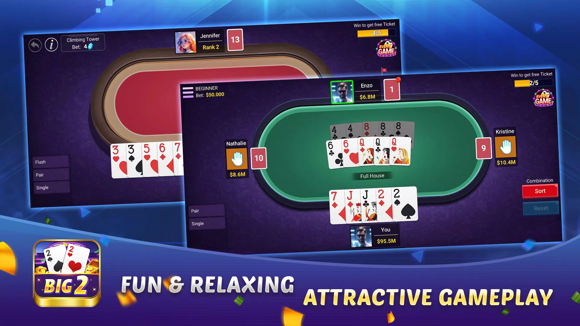 Big 2 - Offline Card Game Big 2 - Offline Card Game