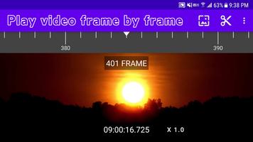 Frame by Frame Video Player Affiche