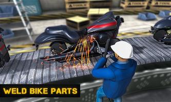 Bike Builder Shop 3D Simulator poster