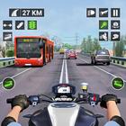 赛车游戏 - 摩托车游戏 - 摩托车比赛 图标
