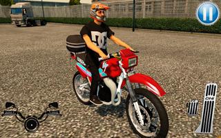 jeu de stationnement moto 3d Affiche