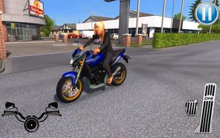 jeu de stationnement moto 3d capture d'écran 2