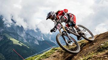 Downhill Mountain Bike Wallpap imagem de tela 2