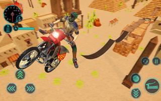 Bike Stunt 3d Multiplayer Game Affiche