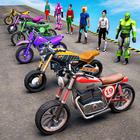 モーター バイク スタント ゲーム 3D アイコン