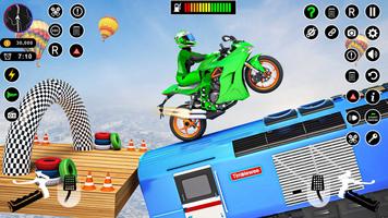 摩托车特技游戏3D 海报