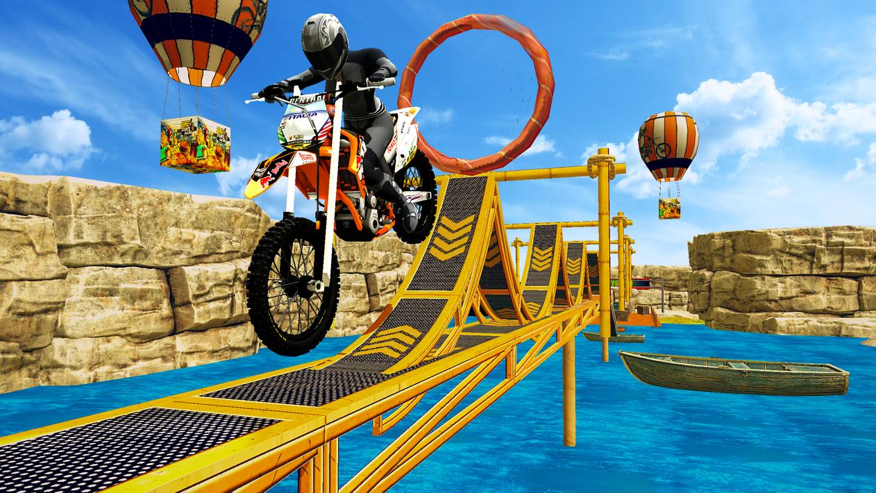 Bike Stunt neue Spiele kostenlos - Top Bike Stunts für Android - APK
