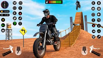 摩托车特技游戏3D 截图 3