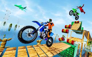 Impossible Tracks Bike Stunt Free Game captura de pantalla 1