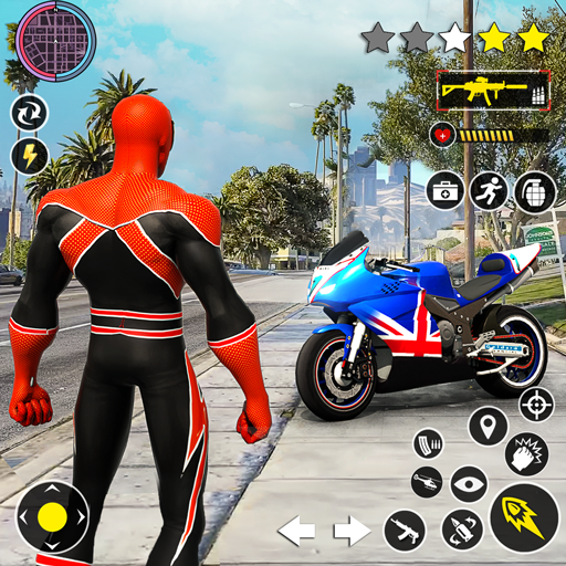 Superhero Bike Mega Ramp Games