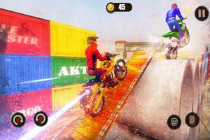 Mega Ramp Bike Stunts - Racing imagem de tela 2