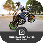 Bike photo frame icon